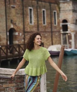 Strickset Kurzarmjacke Topdown Aus Whisper Von Lang Yarns 3 Strickset Kurzarmjacke Topdown Aus Whisper Von Lang Yarns – Bild 2