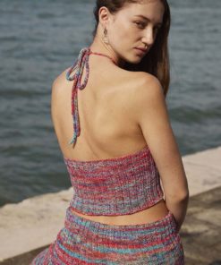 Strickset Neckholdertop Aus Footprints Von Lang Yarns – Bild 3