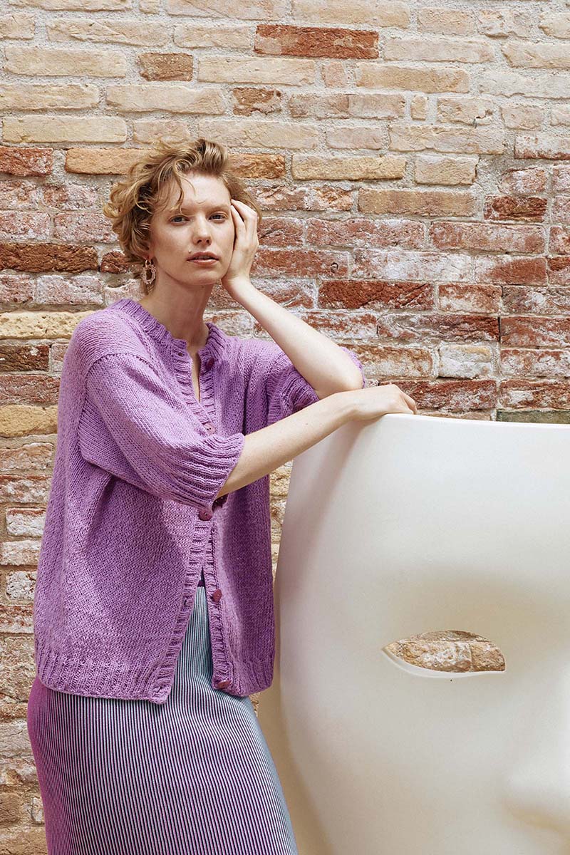 Strickset Jacke Aus Whisper Von Lang Yarns 1 Strickset Jacke Aus Whisper Von Lang Yarns