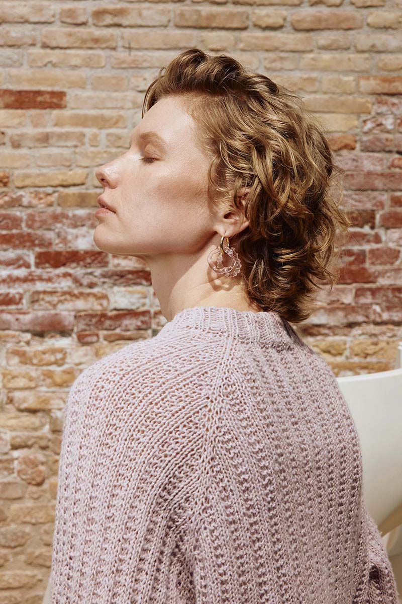 Strickset Pullover Topdown Aus Whisper Von Lang Yarns 2 Strickset Pullover Topdown Aus Whisper Von Lang Yarns – Bild 2