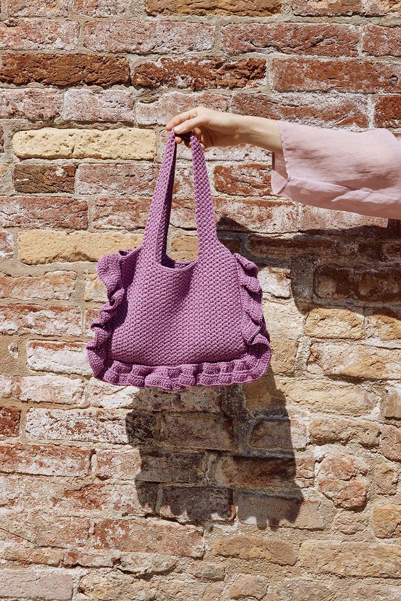 Strickset Tasche Aus Sweet Von Lang Yarns 2 Strickset Tasche Aus Sweet Von Lang Yarns – Bild 2
