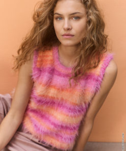 Strickset Top Glatt Rechts aus Basta Mista von Lana Grossa