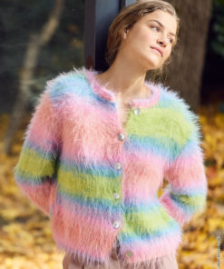 Strickset Jacke Glatt Rechts aus Basta Mista von Lana Grossa