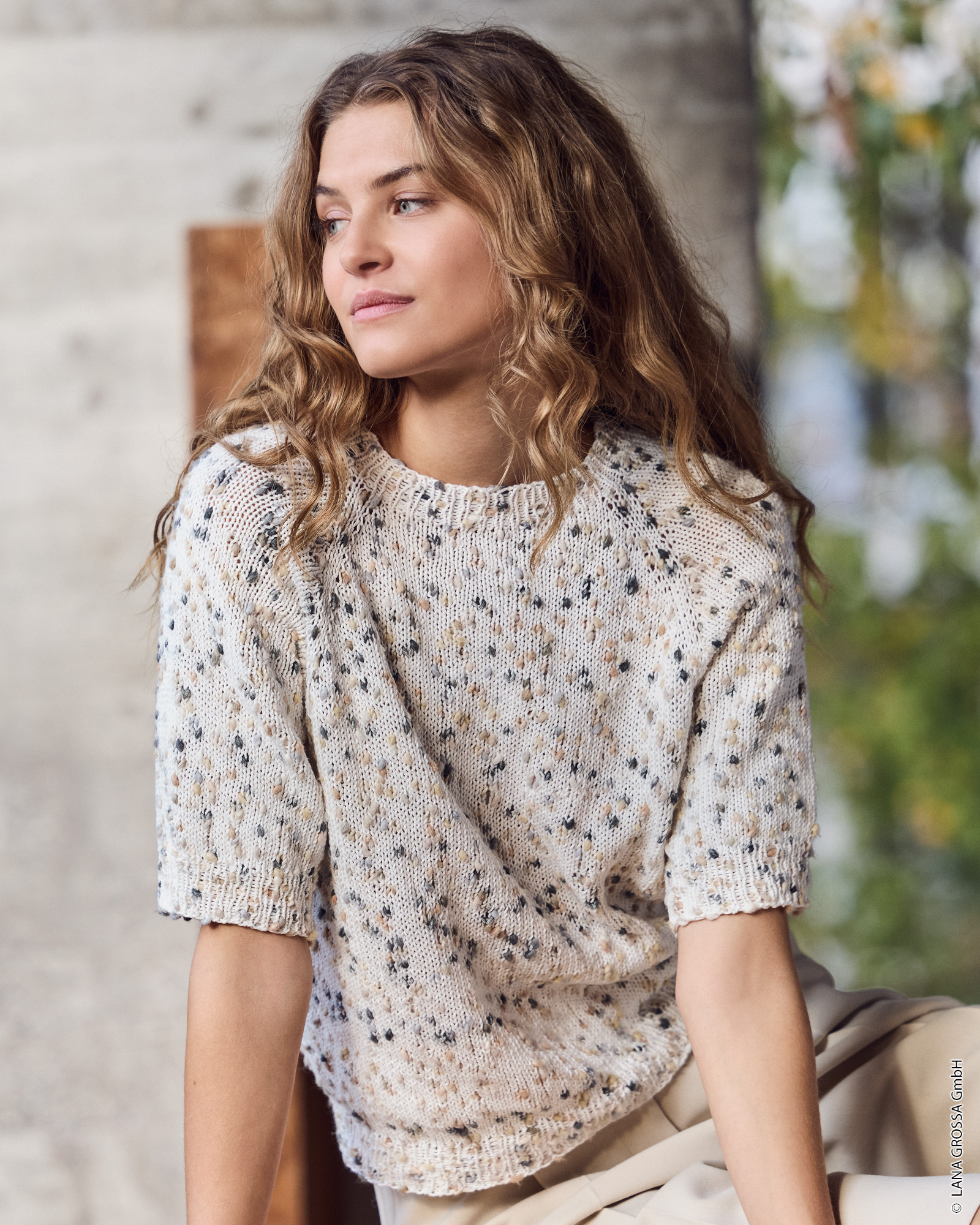 Strickset Pullover Aus Popcorn Von Lana Grossa 3 Strickset Pullover Aus Popcorn Von Lana Grossa – Bild 3