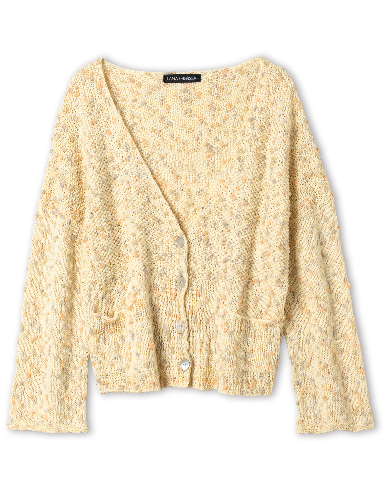 Strickset Jacke Aus Popcorn Von Lana Grossa 2 Strickset Jacke Aus Popcorn Von Lana Grossa – Bild 2