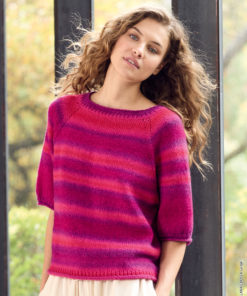 Strickset Pullover Mit Rundpasse Aus Corallo Von Lana Grossa 5 Strickset Pullover Mit Rundpasse Aus Corallo Von Lana Grossa – Bild 3