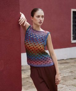 Strickset T-Shirt Gehäkelt Aus Quattro Dégradé Von Lang Yarns 5 Strickset T-Shirt Gehäkelt Aus Quattro Dégradé Von Lang Yarns – Bild 3
