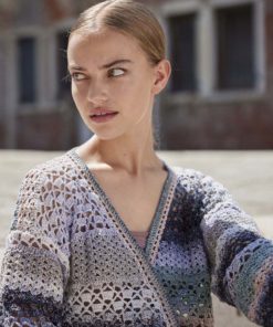 Strickset Jacke Gehäkelt Aus Quattro Dégradé Von Lang Yarns 3 Strickset Jacke Gehäkelt Aus Quattro Dégradé Von Lang Yarns – Bild 2