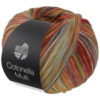 0109 Rot/Mint/Orange/Hellblau/Gelb bunt
