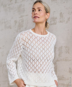 Strickset Pullover Im Rautenlochmuster Aus Landlust Sommerseide Von Lana Grossa 3 Strickset Pullover Im Rautenlochmuster Aus Landlust Sommerseide Von Lana Grossa – Bild 2