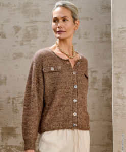 Strickset Kurze Jacke aus Solo Lino und Silkhair von Lana Grossa