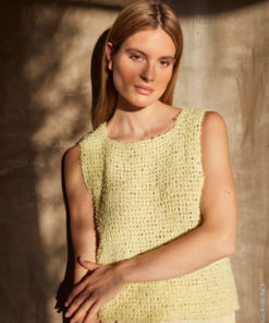 Strickset Häkeltop aus Frizzante von Lana Grossa