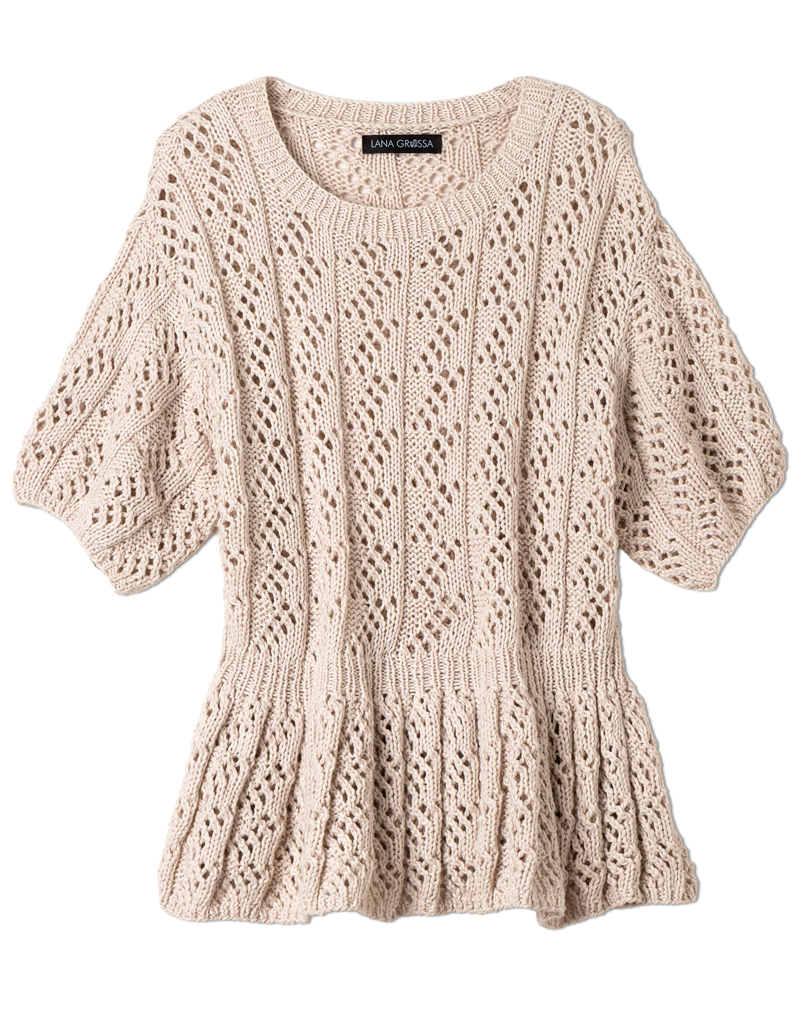 Strickset Shirt Mit Volant Aus Cotonella Von Lana Grossa 2 Strickset Shirt Mit Volant Aus Cotonella Von Lana Grossa – Bild 2