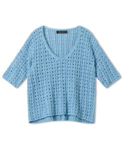 Strickset Shirt Im Ajourmuster Aus Tessera Von Lana Grossa 4 Strickset Shirt Im Ajourmuster Aus Tessera Von Lana Grossa – Bild 2