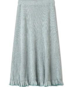 Strickset Rock Mit Rüsche Aus Tencellino Und Filo Pailettes Von Lana Grossa 3 Strickset Rock Mit Rüsche Aus Tencellino Und Filo Pailettes Von Lana Grossa – Bild 2