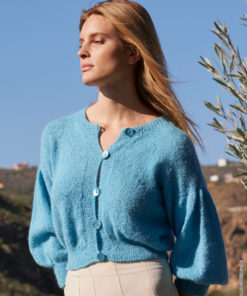 Strickset Top-Down Jacke Aus Setasuri Pearls Von Lana Grossa 5 Strickset Top-Down Jacke Aus Setasuri Pearls Von Lana Grossa – Bild 3