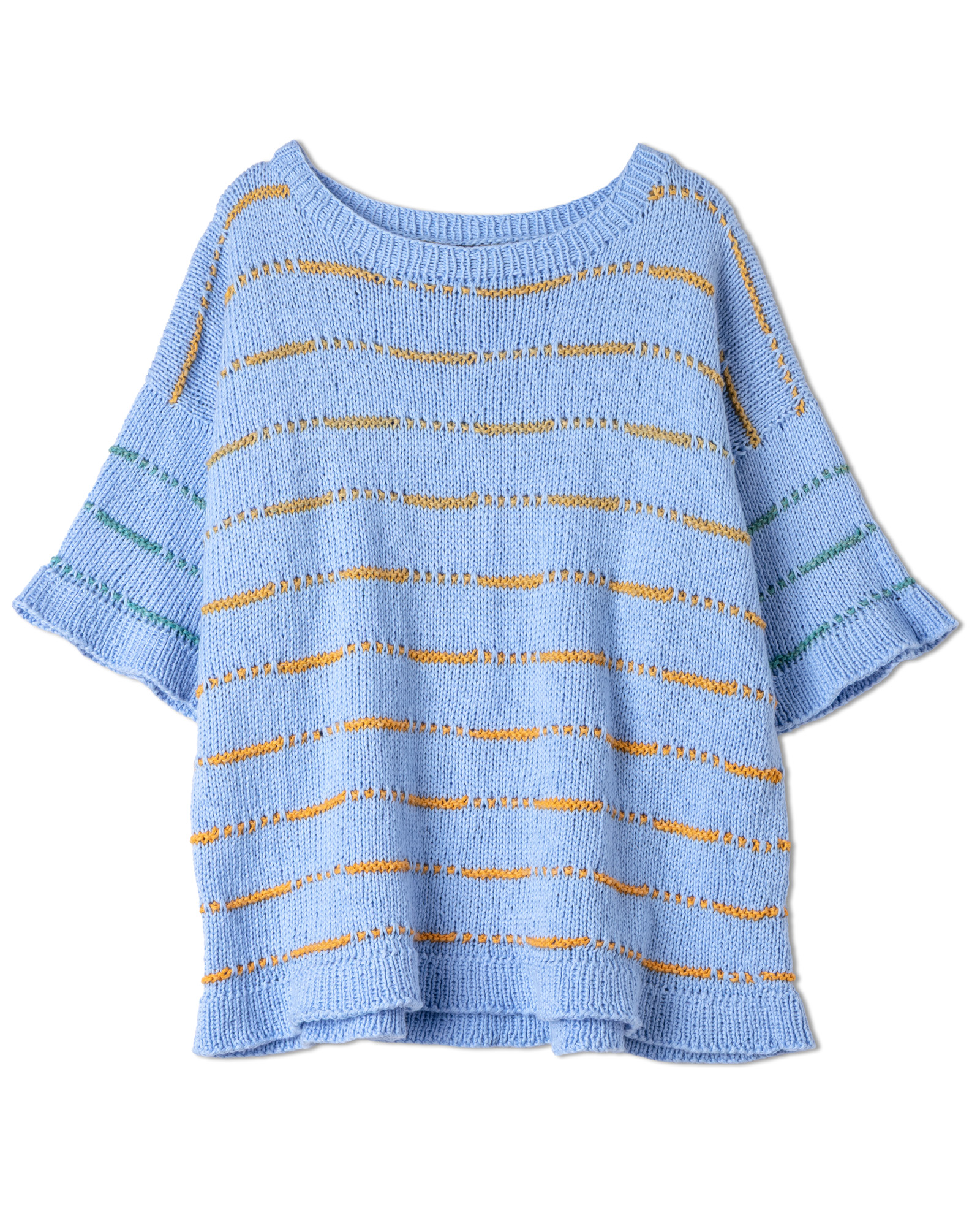 Strickset Top-Down Shirt Aus Cotonella Von Lana Grossa 2 Strickset Top-Down Shirt Aus Cotonella Von Lana Grossa – Bild 2