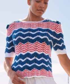 Strickset Shirt Mit Zackenmuster Aus Landlust Baumwolle, Frizzante Und Per Fortuna Gots Von Lana Grossa 5 Strickset Shirt Mit Zackenmuster Aus Landlust Baumwolle, Frizzante Und Per Fortuna Gots Von Lana Grossa – Bild 3