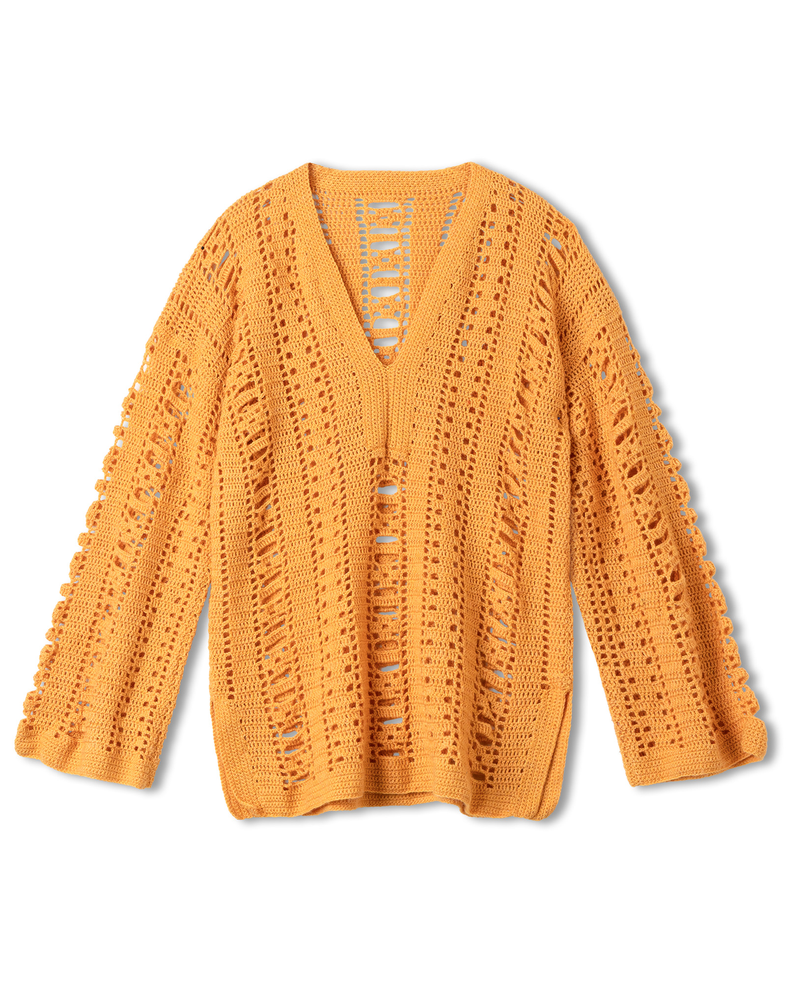 Strickset Häkeltunika Im Fantasiemuster Aus Ecopuno Von Lana Grossa 2 Strickset Häkeltunika Im Fantasiemuster Aus Ecopuno Von Lana Grossa – Bild 2