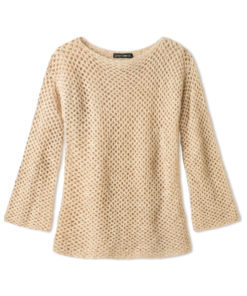 Strickset Lochmuster-Pulli Aus Summer Softness Und Glamour Von Lana Grossa 3 Strickset Lochmuster-Pulli Aus Summer Softness Und Glamour Von Lana Grossa – Bild 2