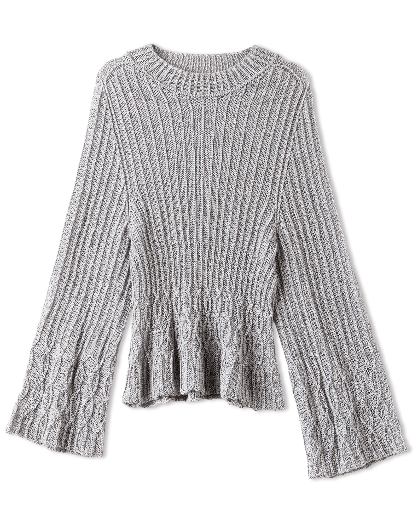 Strickset Taillierter Pullover Aus Filo Lurex Von Lana Grossa 2 Strickset Taillierter Pullover Aus Filo Lurex Von Lana Grossa – Bild 2
