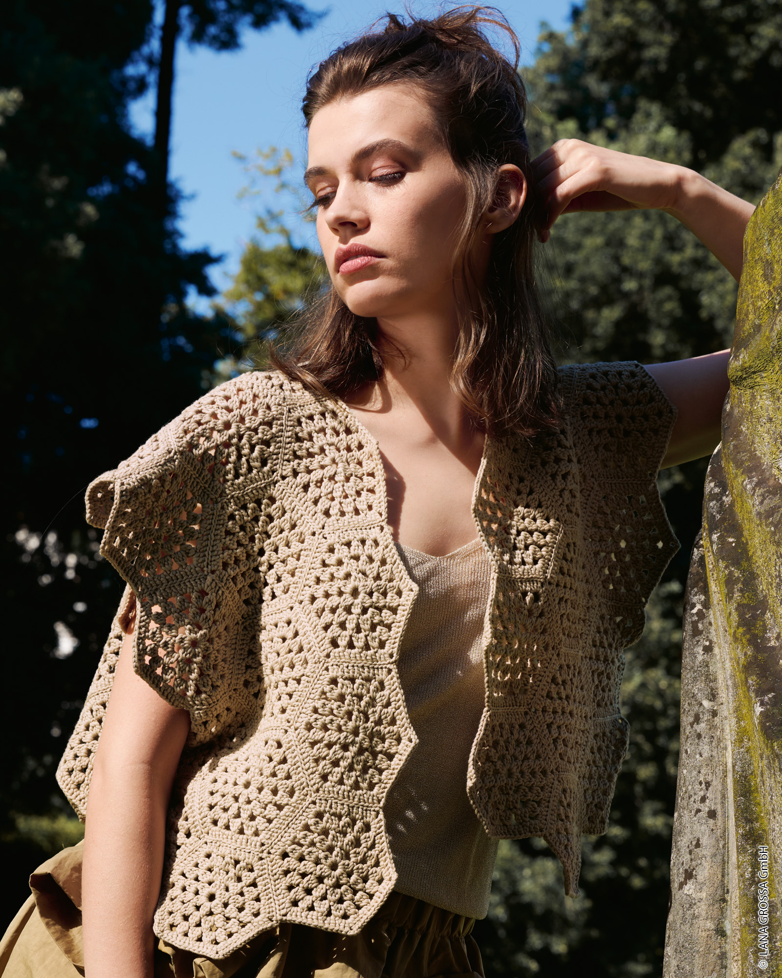 Strickset Weste Aus Promessa Von Lana Grossa 1 Strickset Weste Aus Promessa Von Lana Grossa