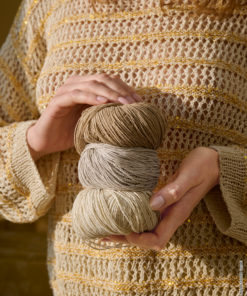 Strickset Pullover Mit Streifen Aus Filo Lurex Und Glamour Von Lana Grossa – Bild 3