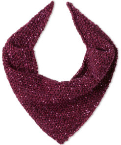 Strickset Pailletten-Kopftuch Aus Glamour Von Lana Grossa 4 Strickset Pailletten-Kopftuch Aus Glamour Von Lana Grossa – Bild 2