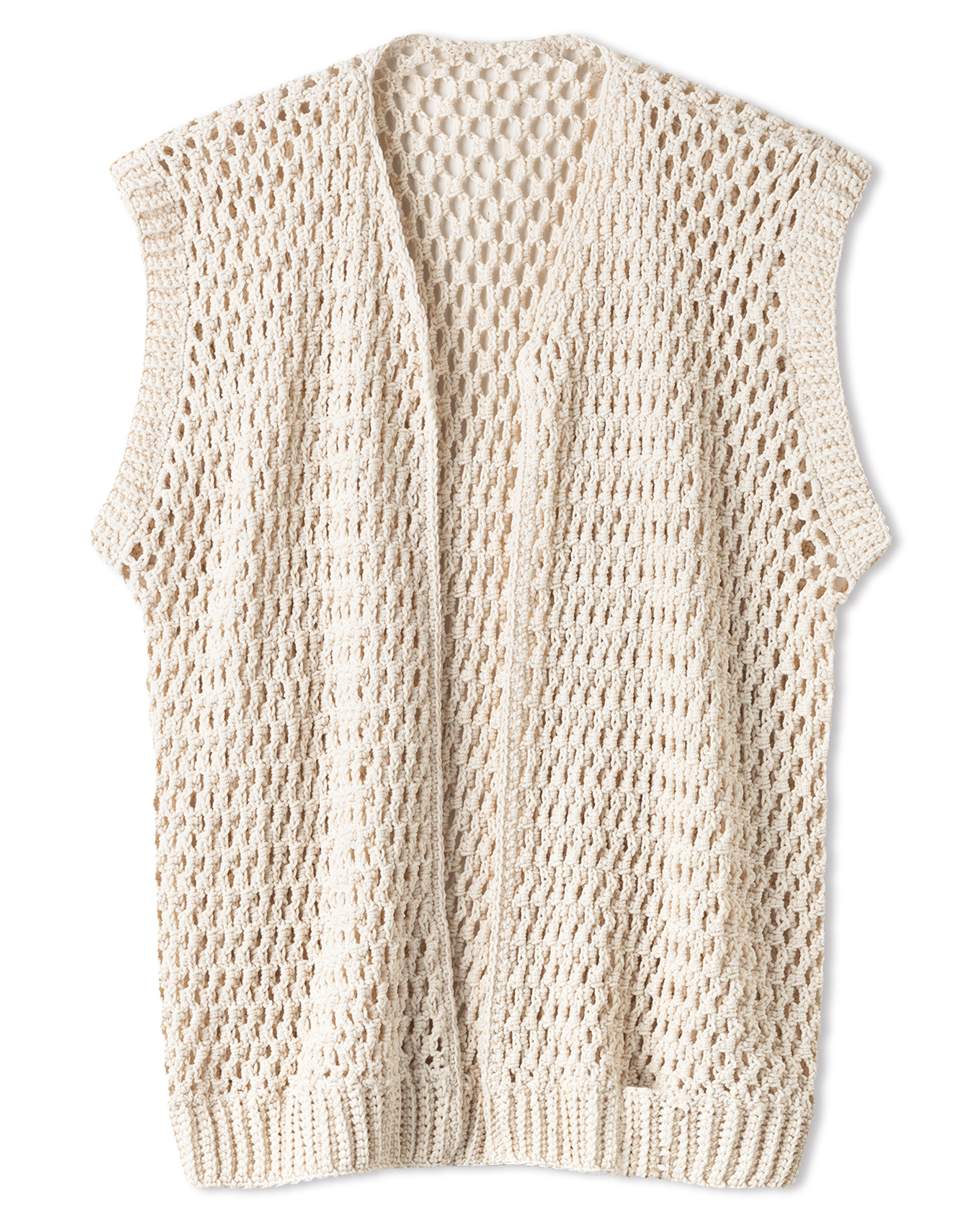 Strickset Weste Im Gittermuster Aus Gioia Von Lana Grossa 2 Strickset Weste Im Gittermuster Aus Gioia Von Lana Grossa – Bild 2