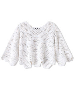 Strickset Gitter-Pulli Aus Setasuri Und Glamour Von Lana Grossa 3 Strickset Gitter-Pulli Aus Setasuri Und Glamour Von Lana Grossa – Bild 2