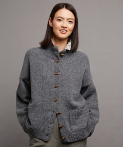 Strickset Jacke Barbara aus Como Tweed und Como von Lamana