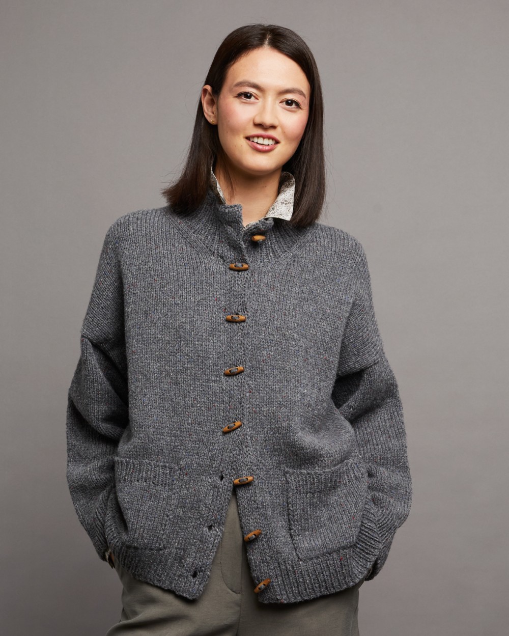 Strickset Jacke Barbara Aus Como Tweed Und Como Von Lamana 1 Strickset Jacke Barbara Aus Como Tweed Und Como Von Lamana