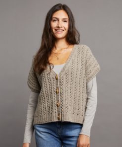 Strickset Weste Amber aus Como Grande von Lamana