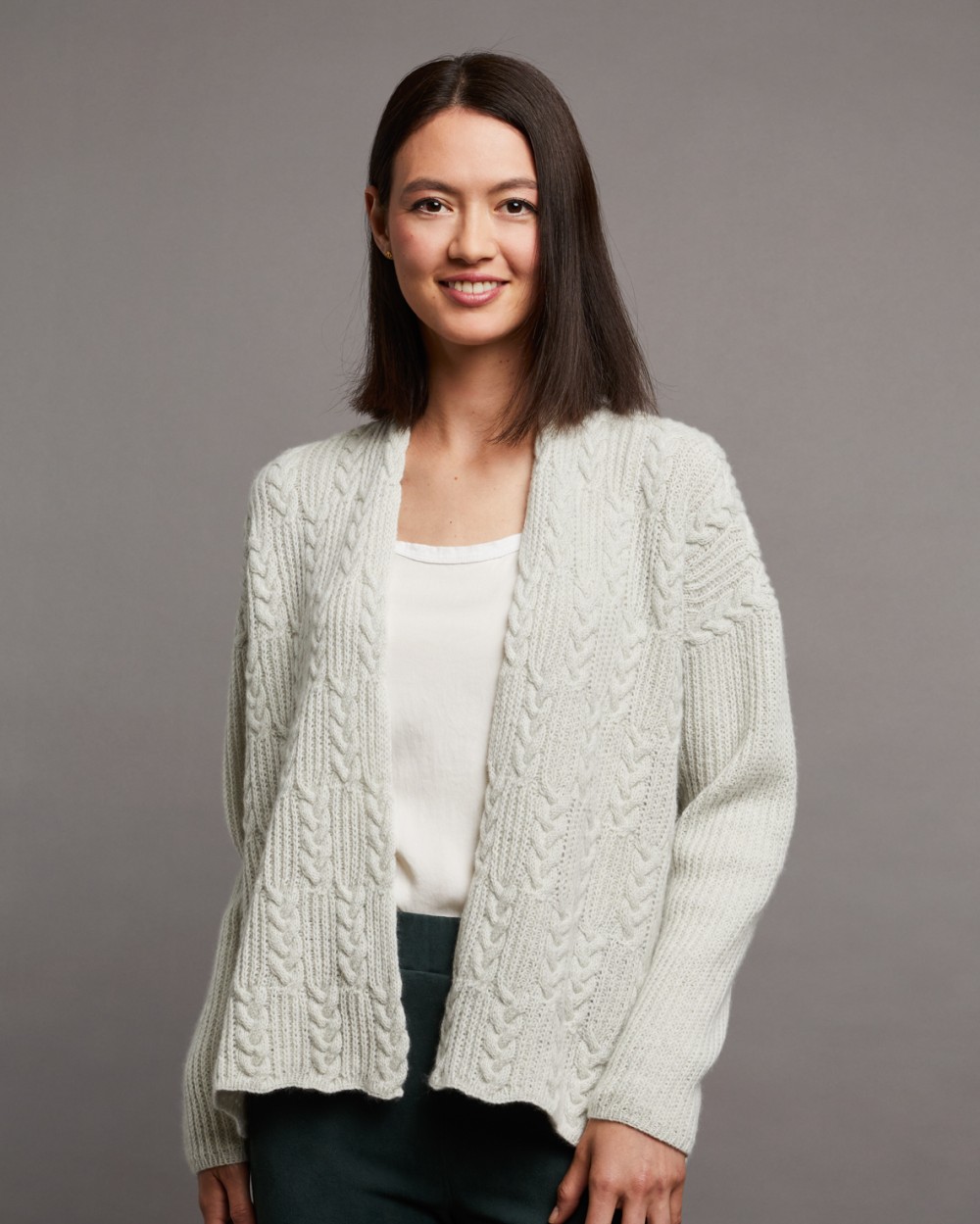 Strickset Jacke Babette Aus Como Cashmere Von Lamana 1 Strickset Jacke Babette Aus Como Cashmere Von Lamana