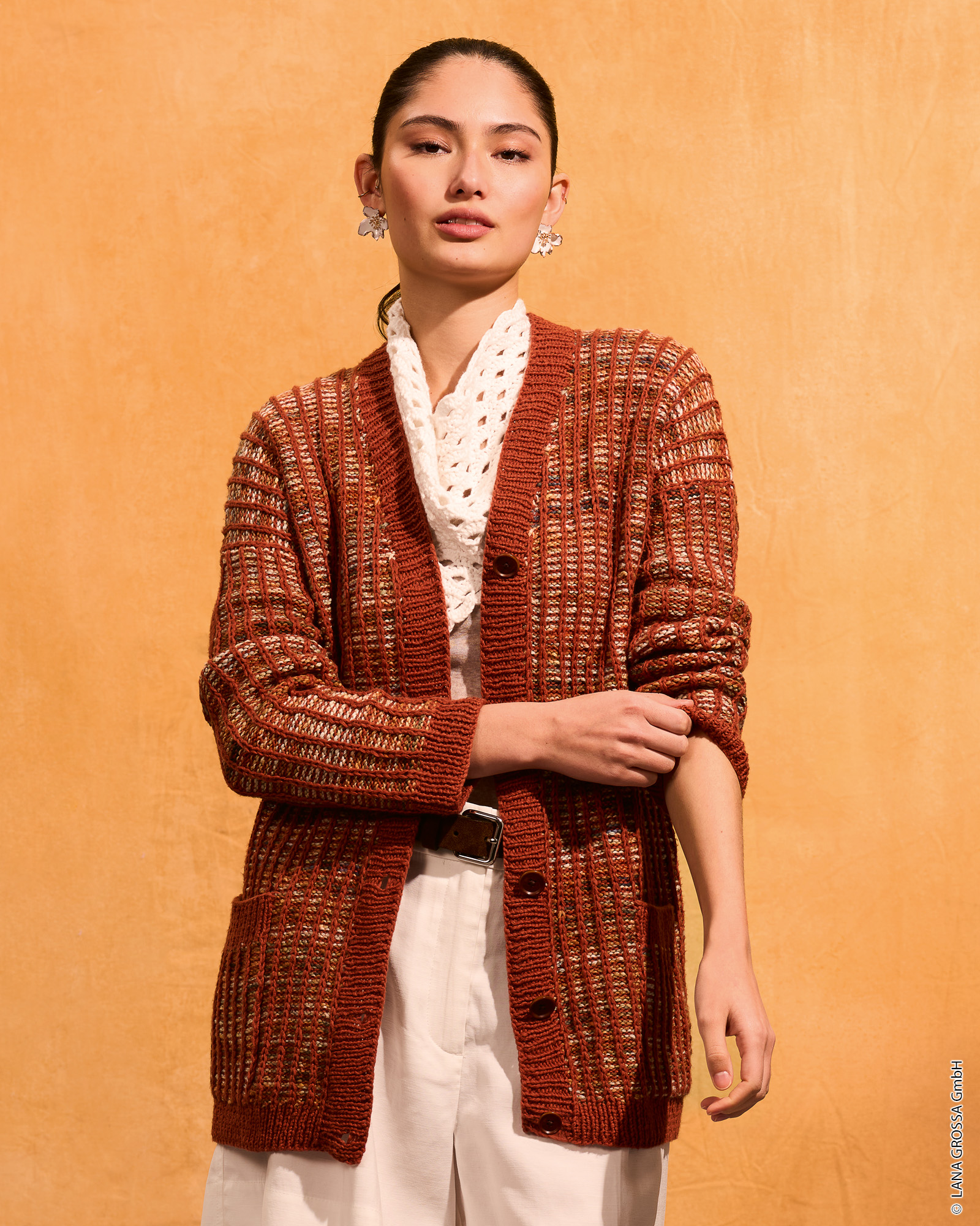 Strickset Jacke Im Rippenmuster Aus Cotonella Und Cotonella Multi Von Lana Grossa 1 Strickset Jacke Im Rippenmuster Aus Cotonella Und Cotonella Multi Von Lana Grossa