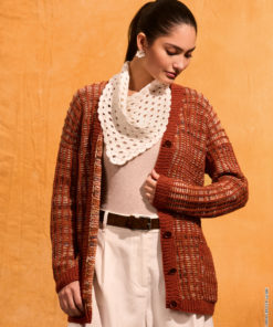 Strickset Jacke Im Rippenmuster Aus Cotonella Und Cotonella Multi Von Lana Grossa 3 Strickset Jacke Im Rippenmuster Aus Cotonella Und Cotonella Multi Von Lana Grossa – Bild 2