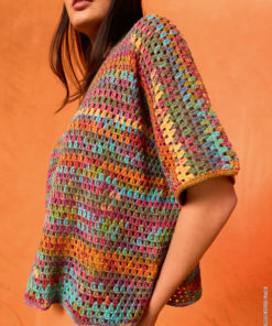 Strickset Shirt Im Gittermuster Aus Gomitolo Alga Von Lana Grossa 4 Strickset Shirt Im Gittermuster Aus Gomitolo Alga Von Lana Grossa – Bild 2