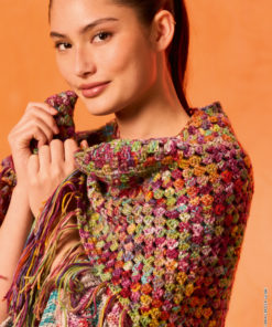 Strickset Häkel-Dreieckstuch Aus Cotonella Multi Von Lana Grossa 3 Strickset Häkel-Dreieckstuch Aus Cotonella Multi Von Lana Grossa – Bild 2