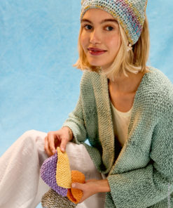 Strickset Kimono-Jacke Aus Gomitolo Tono Und Cotonella Von Lana Grossa 5 Strickset Kimono-Jacke Aus Gomitolo Tono Und Cotonella Von Lana Grossa – Bild 3