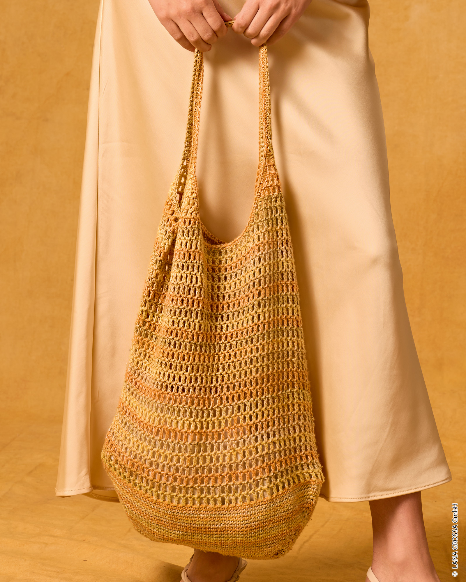 Strickset Netz-Tasche Aus Gomitolo Mambo Von Lana Grossa 2 Strickset Netz-Tasche Aus Gomitolo Mambo Von Lana Grossa – Bild 2