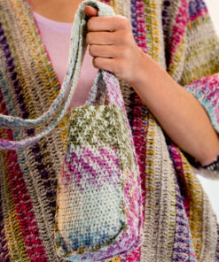 Strickset Kleine Tasche aus Gomitolo California von Lana Grossa