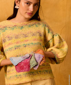 Strickset Kurzarm-Pulli Mit Puffärmeln Aus Gomitolo California Und Cotonella Von Lana Grossa 3 Strickset Kurzarm-Pulli Mit Puffärmeln Aus Gomitolo California Und Cotonella Von Lana Grossa – Bild 2