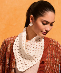 Strickset Kopftuch Im Bogenmuster Aus Cotonella Von Lana Grossa 3 Strickset Kopftuch Im Bogenmuster Aus Cotonella Von Lana Grossa – Bild 2