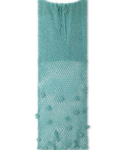 Strickset Rock Im Netzmuster Mit Aufgenähten Blüten Aus Filo Pailettes Von Lana Grossa 3 Strickset Rock Im Netzmuster Mit Aufgenähten Blüten Aus Filo Pailettes Von Lana Grossa – Bild 2