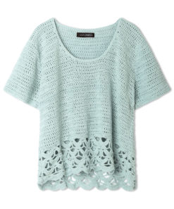 Strickset Shirt In Stäbchen Mit Bogenlochmuster Am Saum Aus Gioia Von Lana Grossa 4 Strickset Shirt In Stäbchen Mit Bogenlochmuster Am Saum Aus Gioia Von Lana Grossa – Bild 2