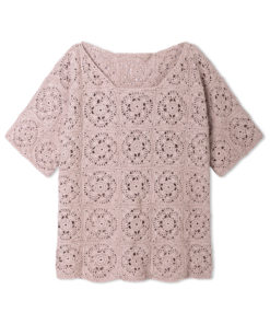 Strickset Shirt In Quadratischen Motiven Aus Solo Lino Von Lana Grossa 3 Strickset Shirt In Quadratischen Motiven Aus Solo Lino Von Lana Grossa – Bild 2