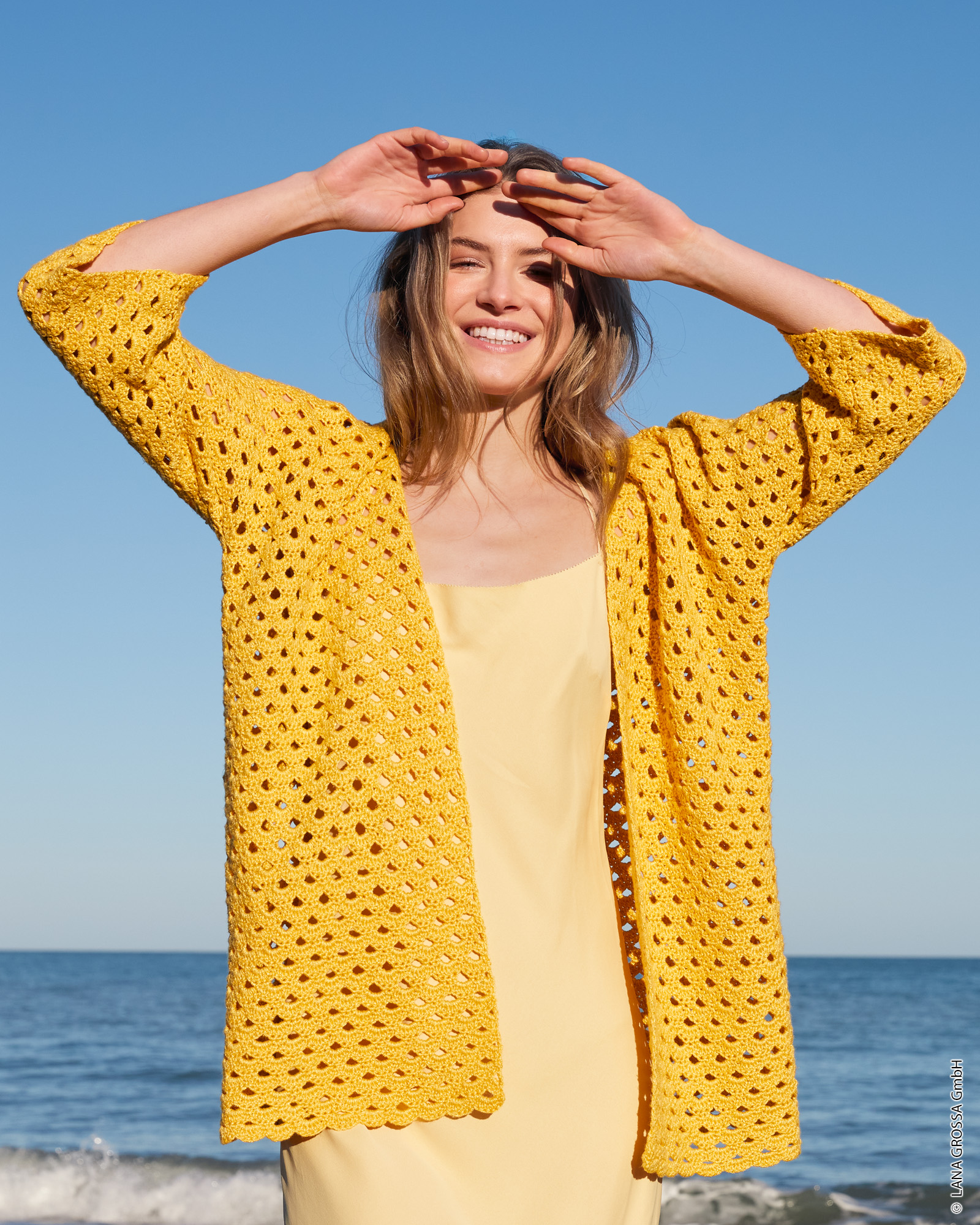 Strickset Cardigan Im Bogenmuster Aus Linarte Von Lana Grossa 1 Strickset Cardigan Im Bogenmuster Aus Linarte Von Lana Grossa