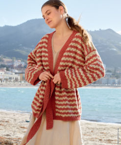 Strickset Jacke Im Muschelmuster Aus Diversa Von Lana Grossa 5 Strickset Jacke Im Muschelmuster Aus Diversa Von Lana Grossa – Bild 3