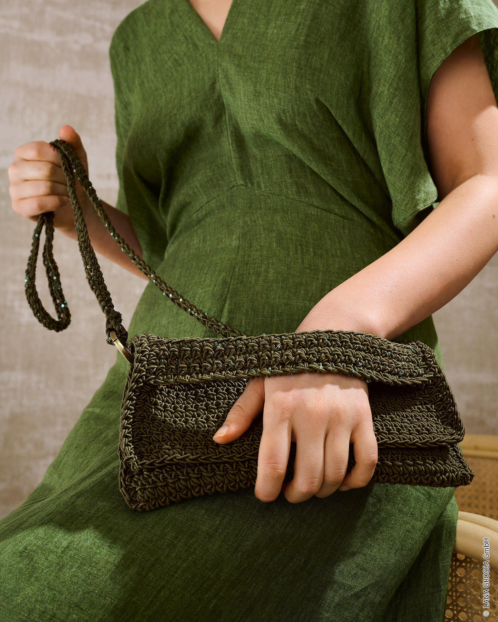 Strickset Clutch Aus The Core Und Glamour Von Lana Grossa 1 Strickset Clutch Aus The Core Und Glamour Von Lana Grossa