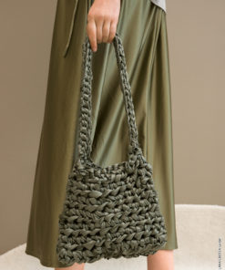 Strickset Umhängetasche  aus The Loop von Lana Grossa